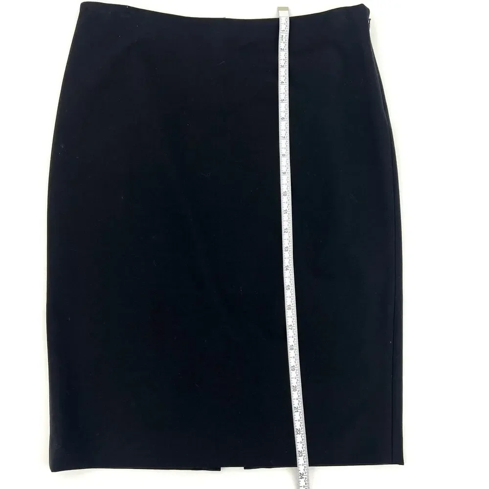 Elie Tahari Womens Black Pencil Skirt Nordstrom Size 10 Preowned